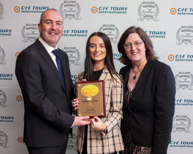 Ballintubber Abbey received a CIE Tours Merit Award 2023