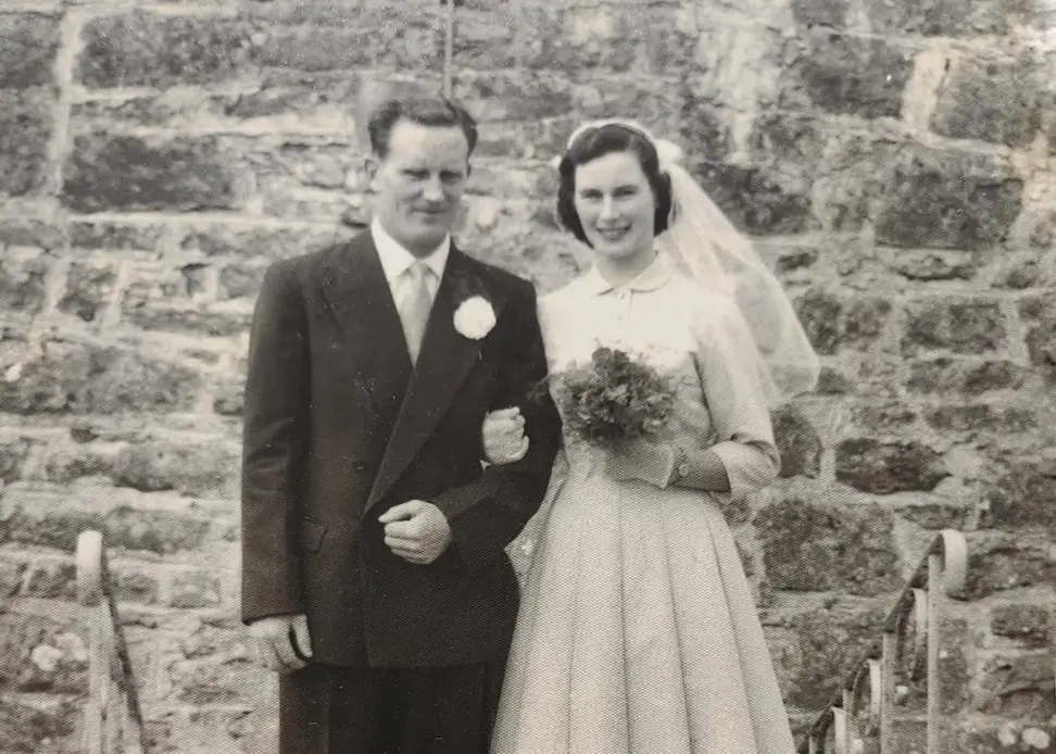 Teresa McNally and Liam )'Toole Wedding Aug 1957
