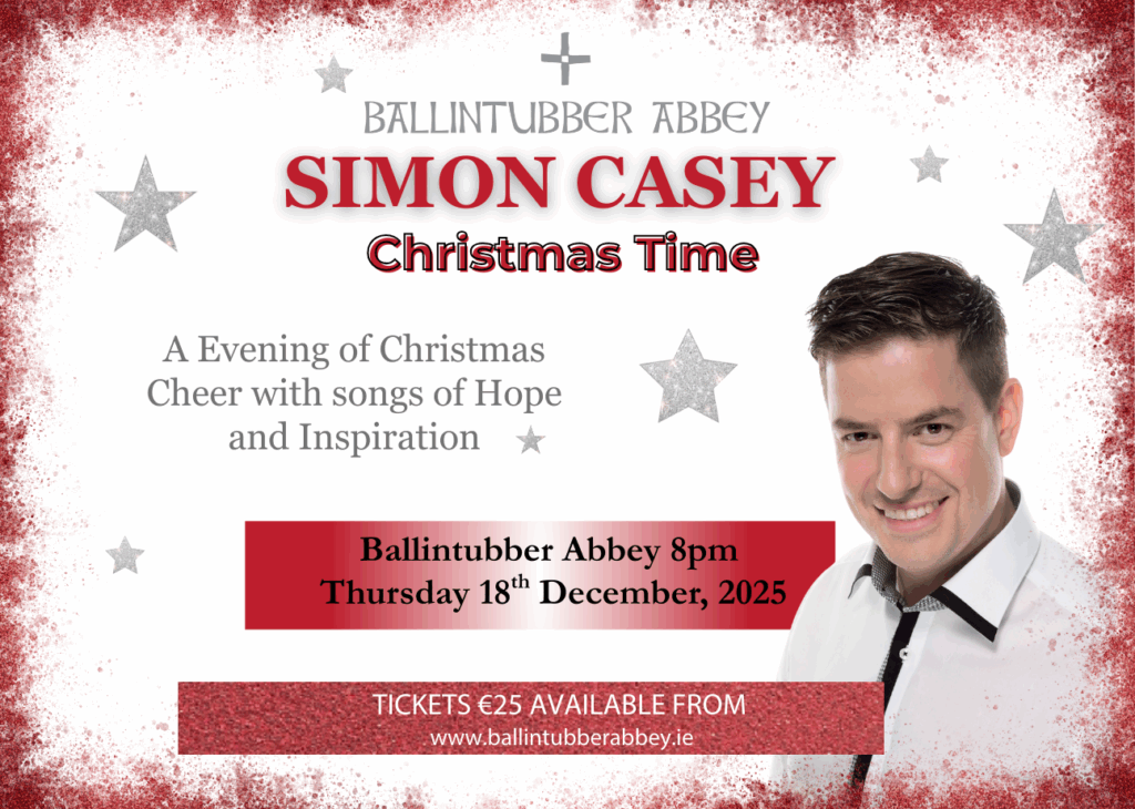 Simon Casey This Christmas at Ballintubber Abbey